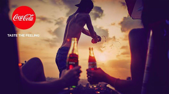 coca-cola campagna Taste the Feeling