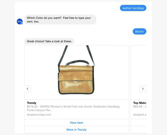 ebay chatbot