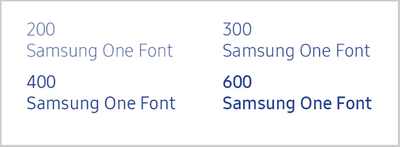 SamsungOne font